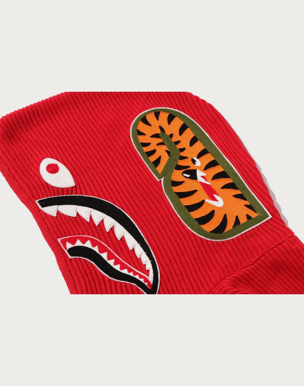 SHARK FULL ZIP KNIT HOODIE MENS