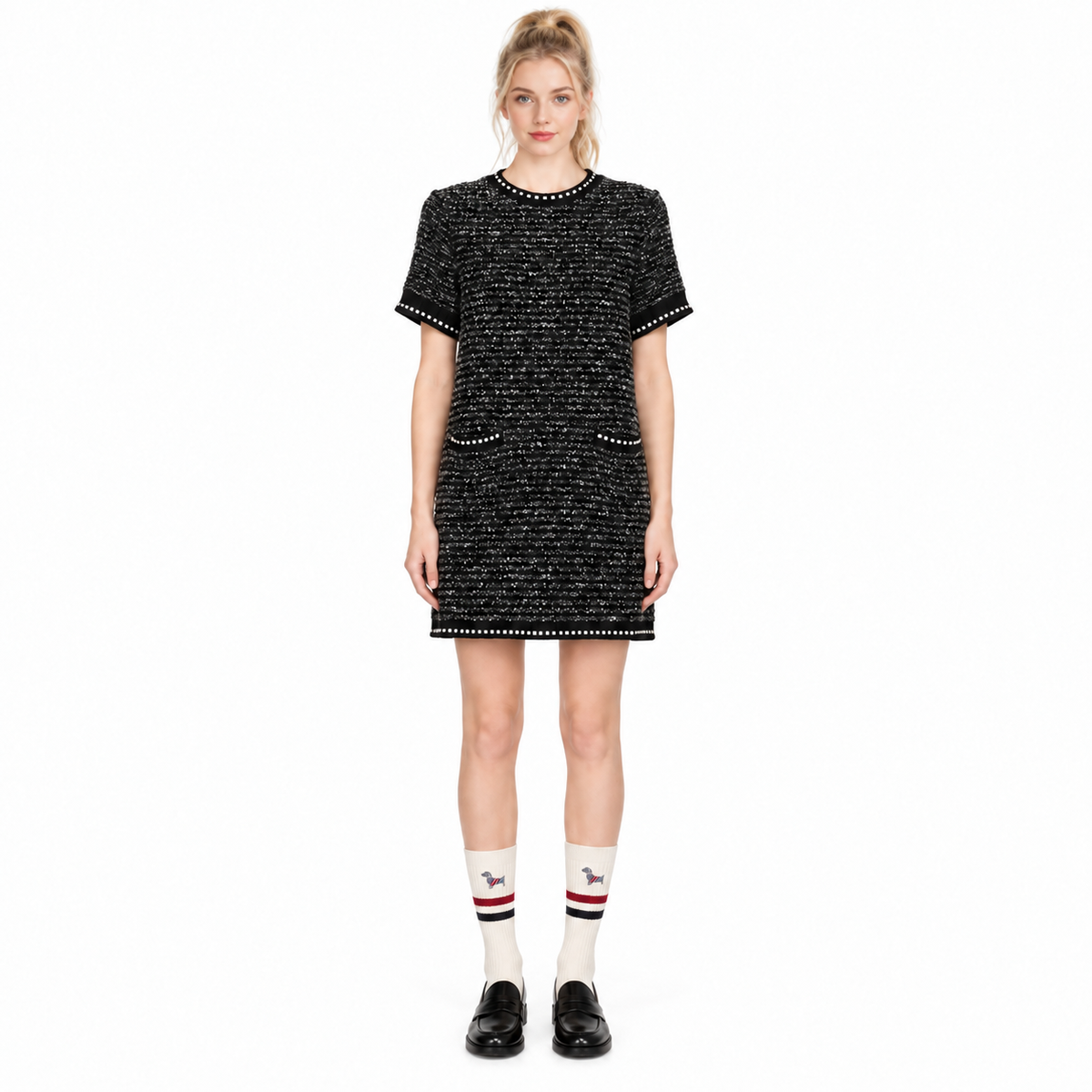 Women's Floral-Texture Knit Dress | Thom Browne