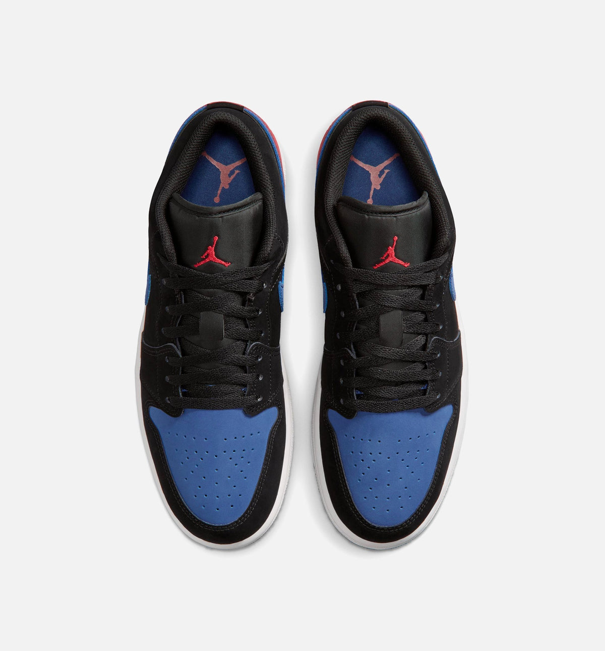 Air Jordan 1 Low Men's Lifestyle Shoes – Black/Summit White/True Blue/Varsity Red