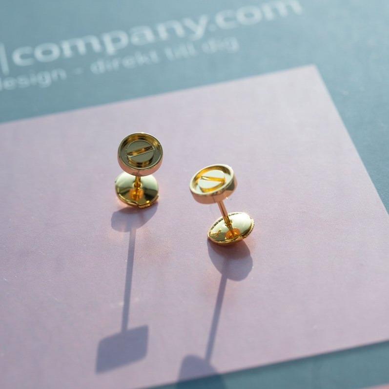 CARTIER LOVE EARRINGS GOLD 7.2MM