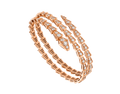 Bvlgari SERPENTI BRACELET PINK GOLD DIAMOND DOUBLE ROW