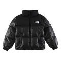 The North Face Nuptse Cropped Puffer Jacket – Black