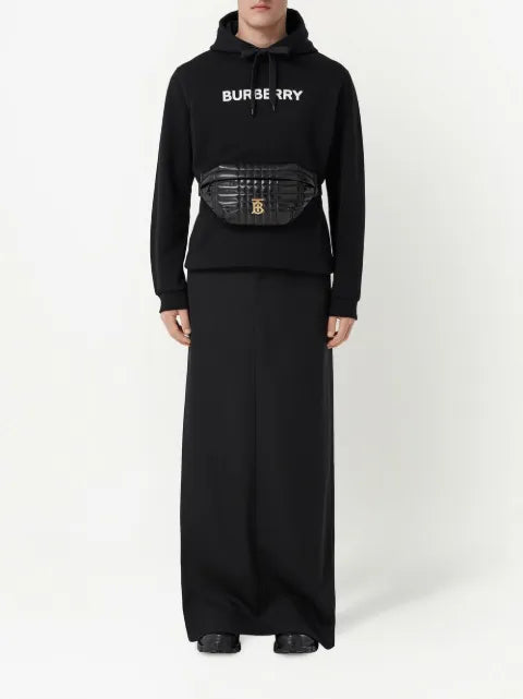Burberry logo-print cotton hoodie