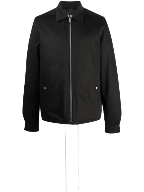 Rick Owens pointed-collar zip-up windbreaker