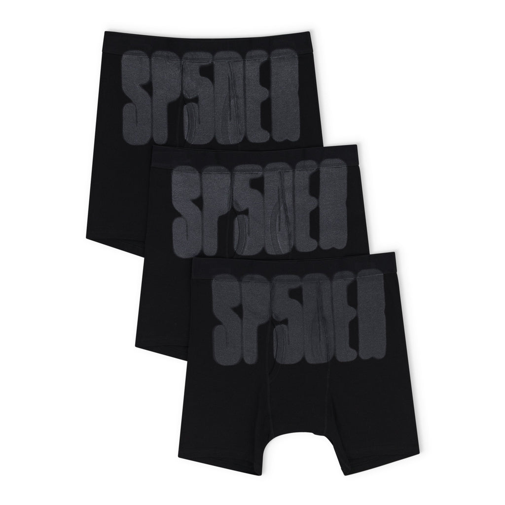 Black BLACK SP5DER BOXER 3 PACK