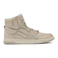 Beige Crystal Skel Top Hi Sneakers