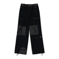 Black Leather Cargo Pants
