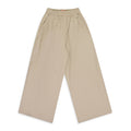 BEIGE WIDE-LEG PANTS