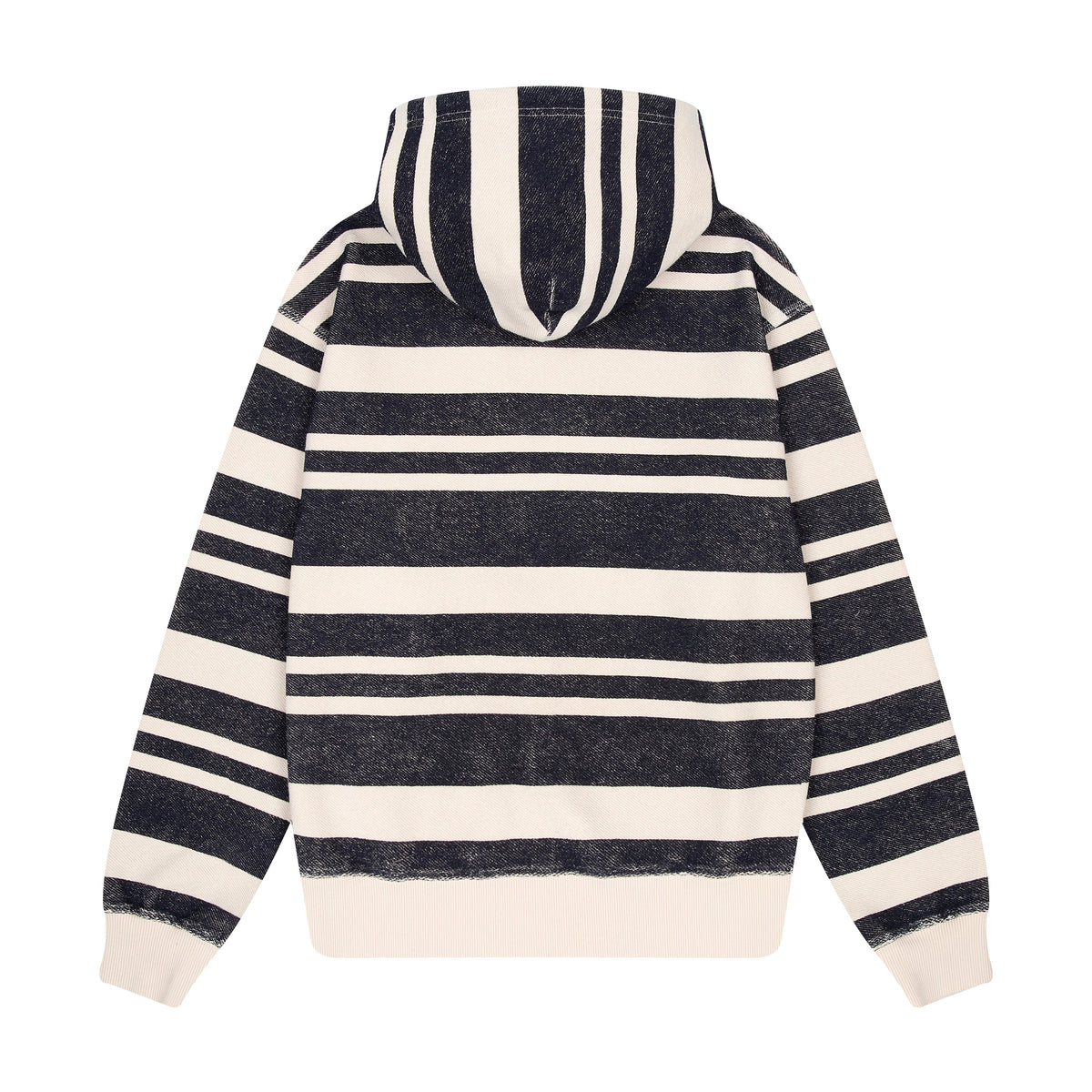 "on air" striped Zip Up