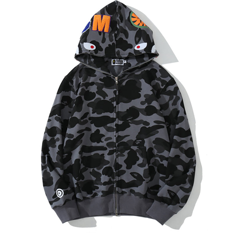BAPE WGM Camo Zipper Hoodie