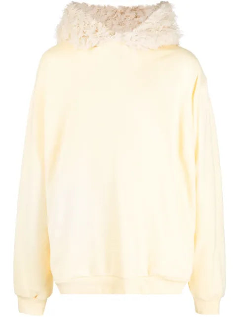 Marni faux-fur cotton hoodie