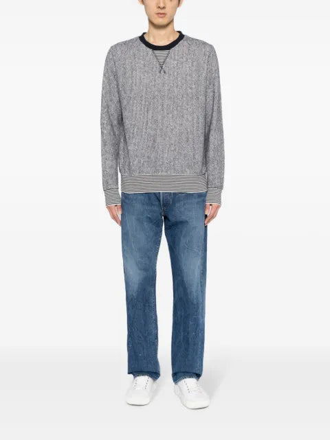 Private Stock The Trajan stripe-detail jumper
