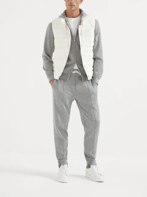 Brunello Cucinelli drawstring hooded cardigan