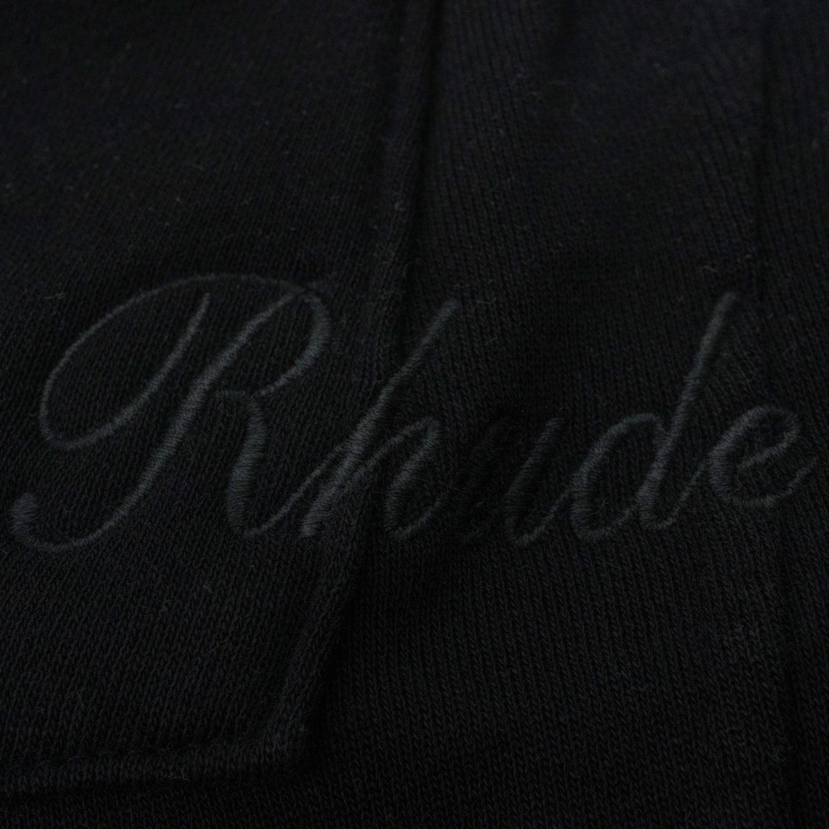 BLACK SKYLINE TERRY SHORTS