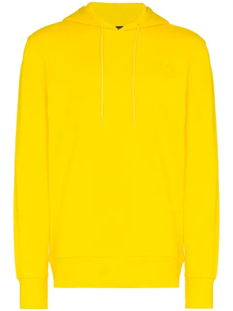 Y-3 logo-print "Yellow" hoodie
