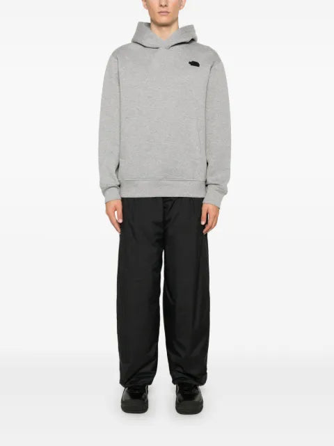 The North Face rubberised-logo hoodie