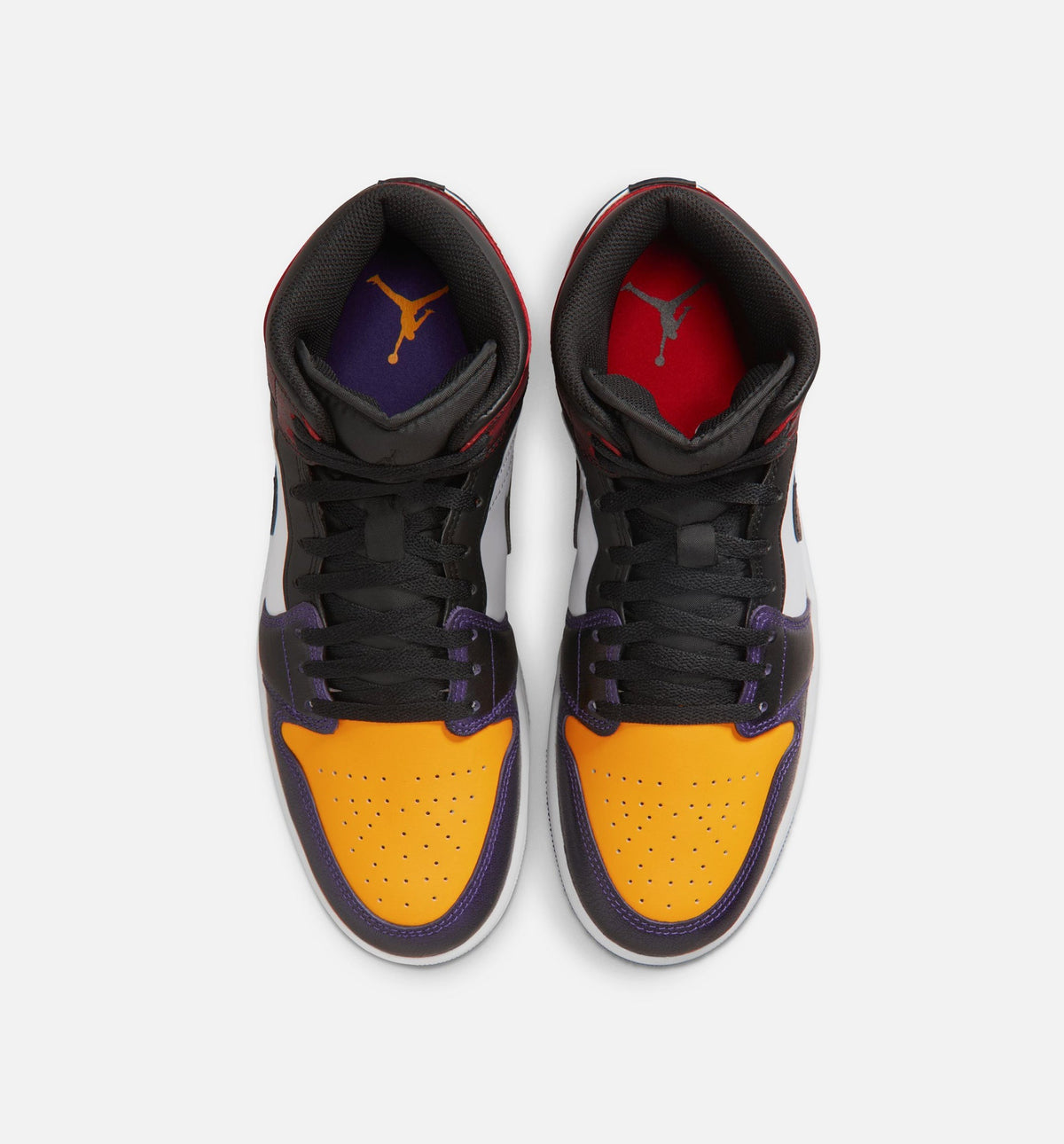 Air Jordan 1 Mid SE – Men's Lifestyle Shoe in True Red/White/Court Purple/Black