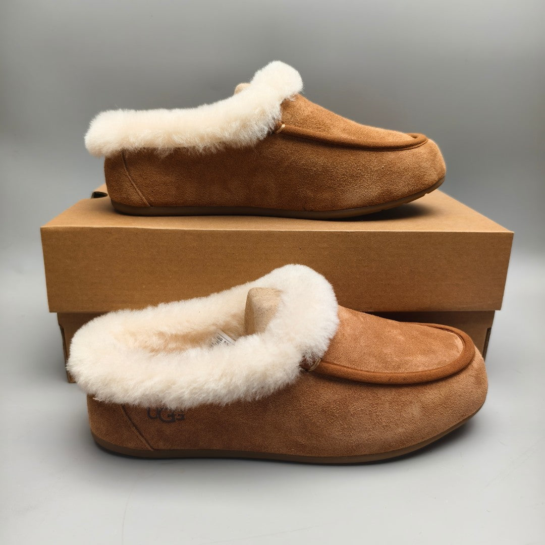 Chestnut Slip-On Casual House Shoes — New Arrival | In Stock
