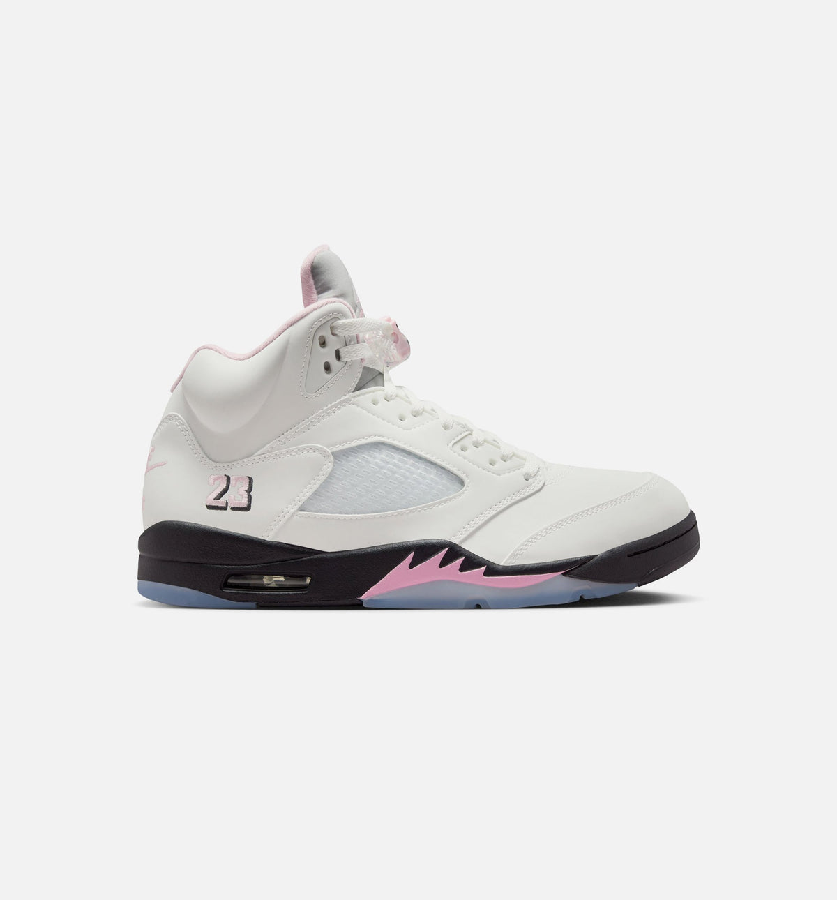 Air Jordan 5 Retro Medium Soft Pink Men's Lifestyle Shoes - White/Soft Pink/Black