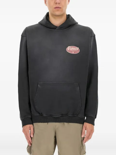 Represent logo-detail hoodie