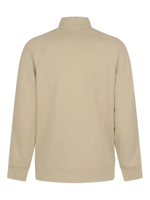 Moncler logo-patch zip-up sweatshirt