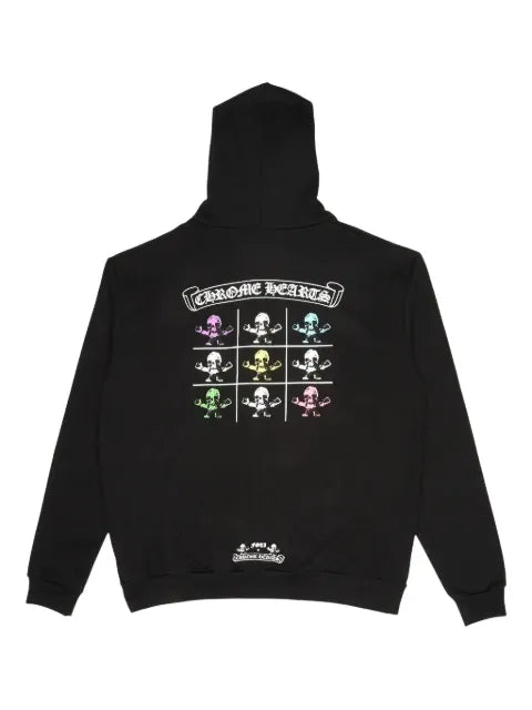 Chrome Hearts Foti Tic Tac Toe zip-up hoodie