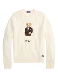 Ralph Lauren Purple Label signature Teddy Bear motif crew-neck sweater