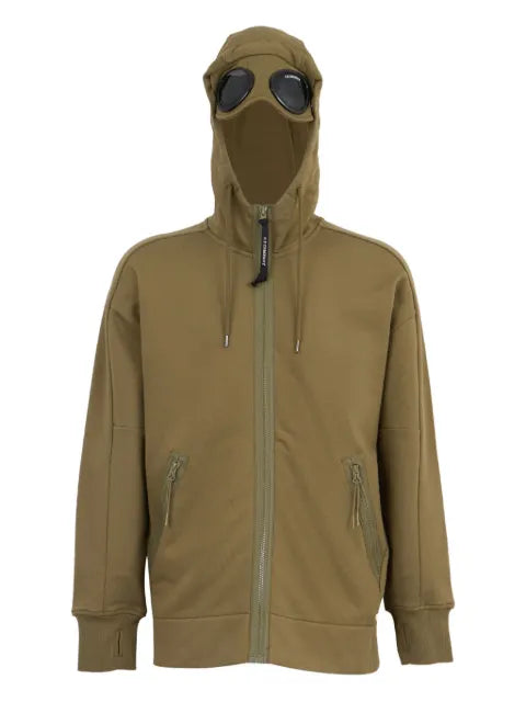 C.P. Company goggle zip-up hoodie