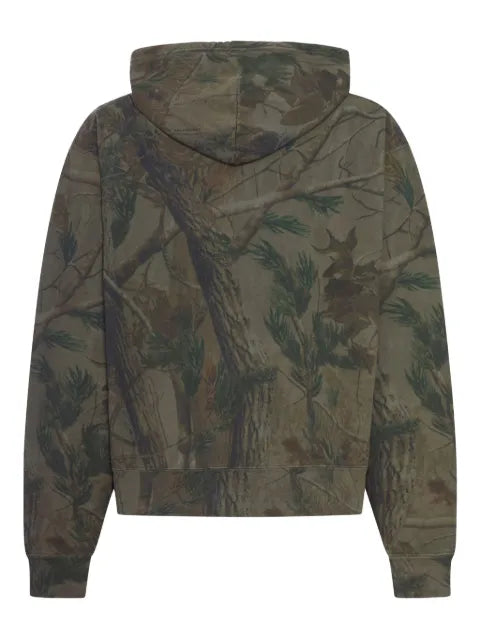 Balenciaga camo-print zip-up hoodie