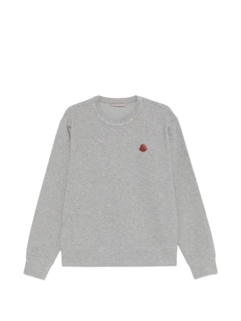 Moncler logo patch sweatshirt