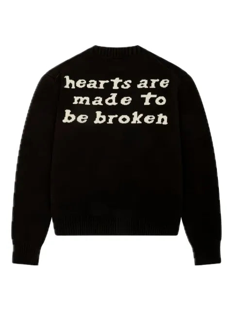 BROKEN PLANET Hearts Are Made To Be Broken knit sweater