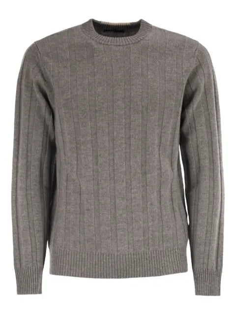 Peserico ribbed crew neck sweater