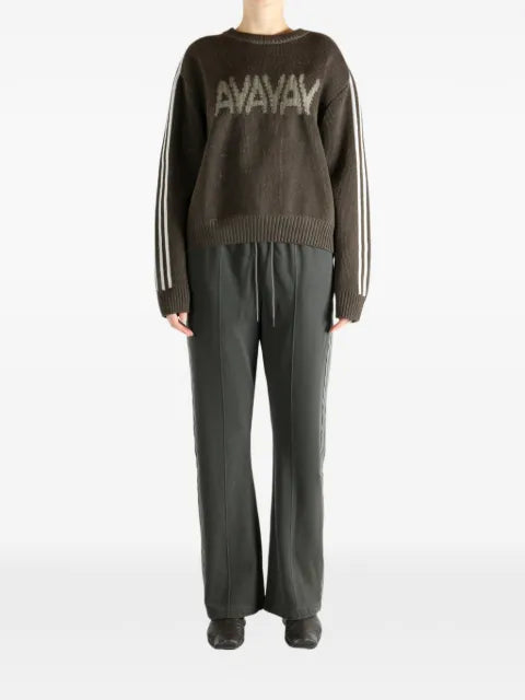 adidas stripe-sleeve sweater