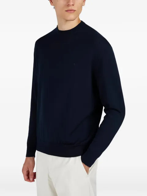 Paul & Shark shark fin embroidery crewneck sweater