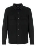 Zegna cashmere pocket-detail overshirt