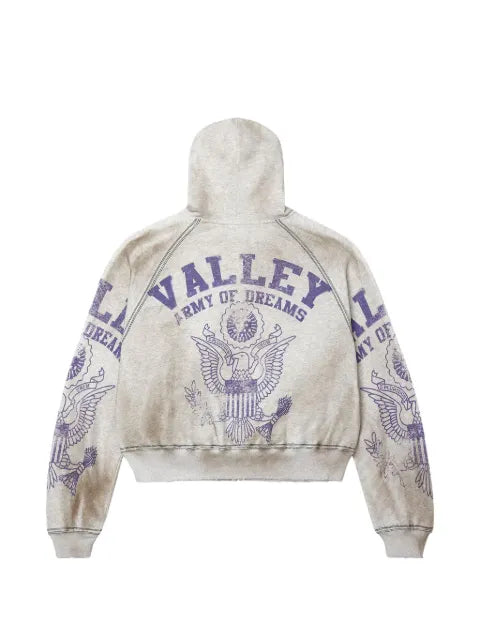 Vale Army zip-up hoodie