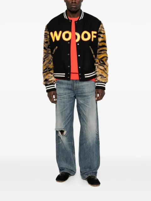 Kenzo tiger-print logo jacket