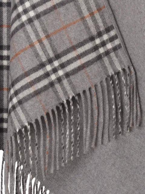 Burberry reversible Check wool cape
