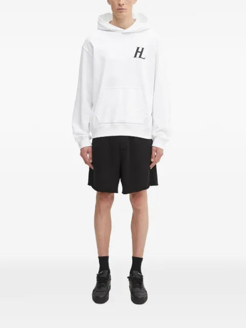 Helmut Lang logo-print hoodie