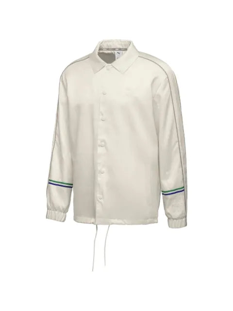 PUMA striped-detail jacket
