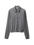 Versace embroidered wool knit cardigan