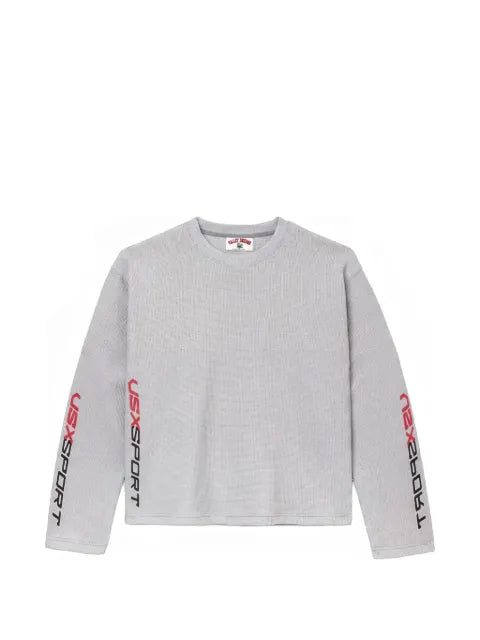Vale Vsx logo-print thermal sweatshirt