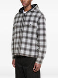 Stüssy plaid zip-up hooded jacket