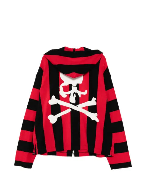 Mastermind World striped drawstring hoodie
