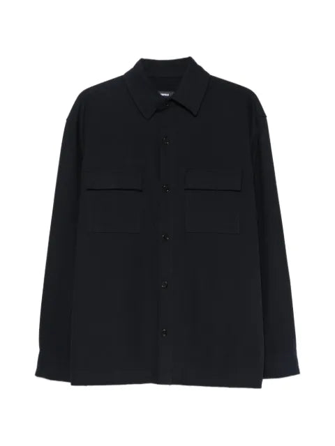 Karl Lagerfeld chest-pocket overshirt