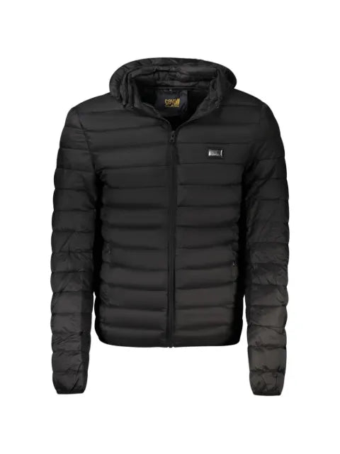 Cavalli Class quilted hooded jacket