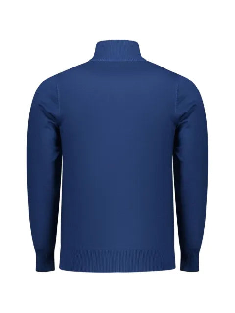 COVERI MOVING zip-neck fine-knit sweater