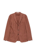 Eleventy pinstripe notched-lapel blazer