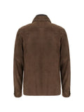 Moorer Torquato-TZ suede layered-detail jacket