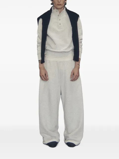 ENTIRE STUDIOS button-up high-neck sweater